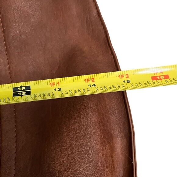 Antik Kraft Large Brown Vegan 2 in 1 Tote with Crossbody Pouch - Picture 3 of 12